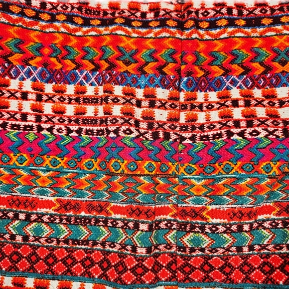 Zara Girls Wrap Front Skirt, 13/14, Red Multi Color - Picture 5 of 8